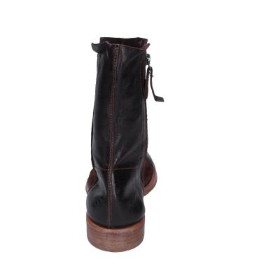 scarpe donna MOMA stivaletti marrone camoscio pelle 1CS431-QE BC768 Qualità Garantita