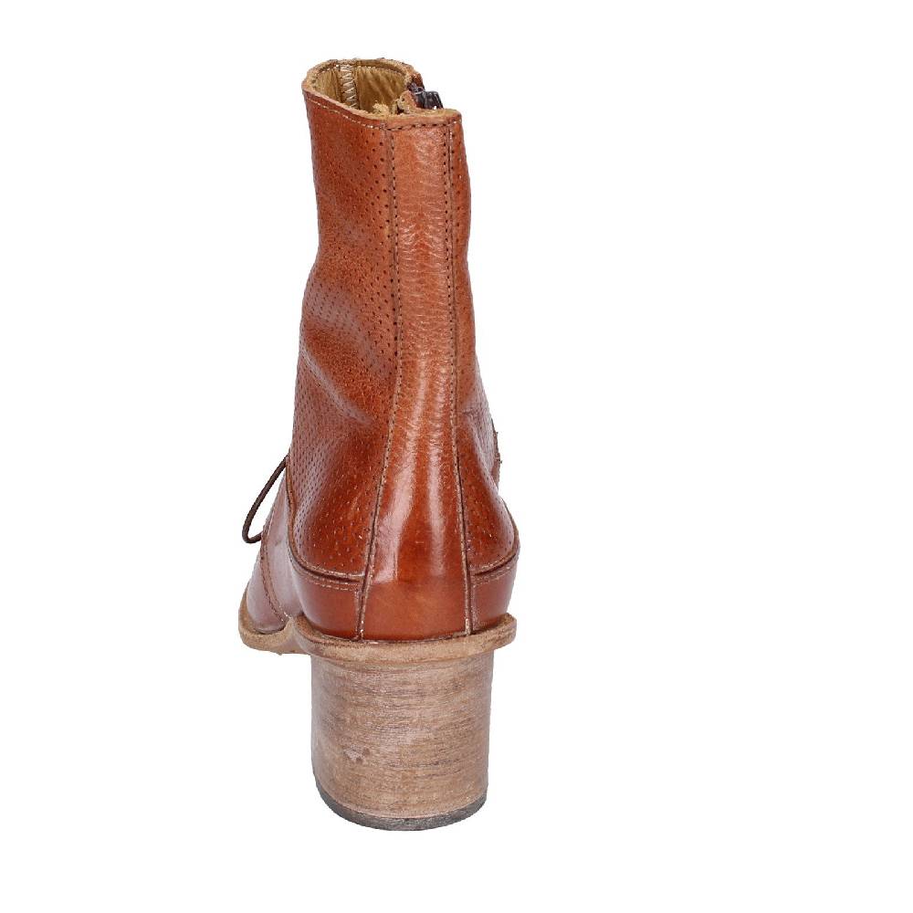 scarpe donna MOMA stivaletti marrone pelle 28403C VINTAGE EX394 Negozi Online