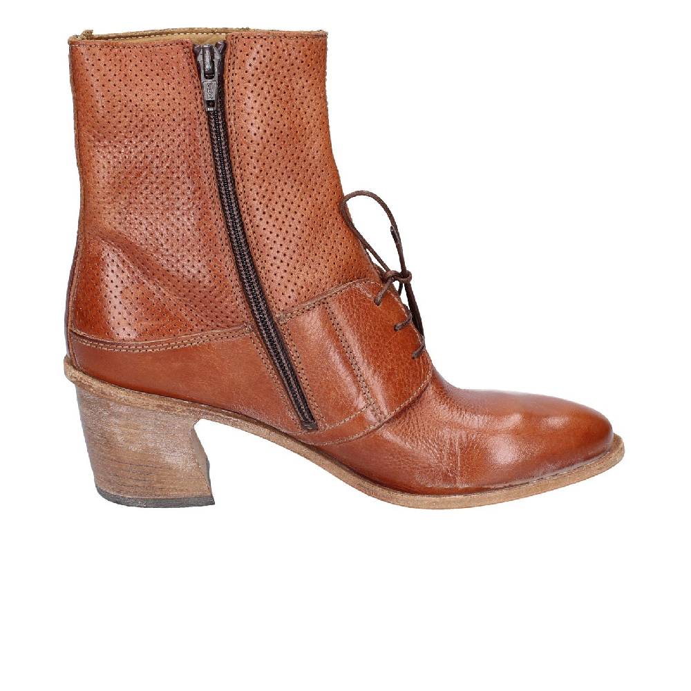 scarpe donna MOMA stivaletti marrone pelle 28403C VINTAGE EX394 Negozi Online
