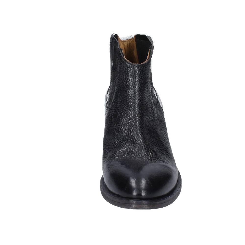 scarpe donna MOMA stivaletti nero pelle grigio 33403B VINTAGE EX393 Promozione Limitata