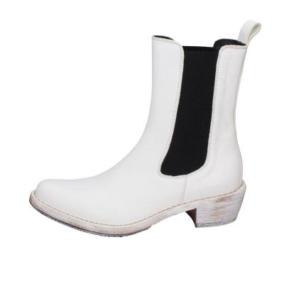 scarpe donna MOMA stivaletti bianco pelle 1CW228-CAP BD489 Shopping Online