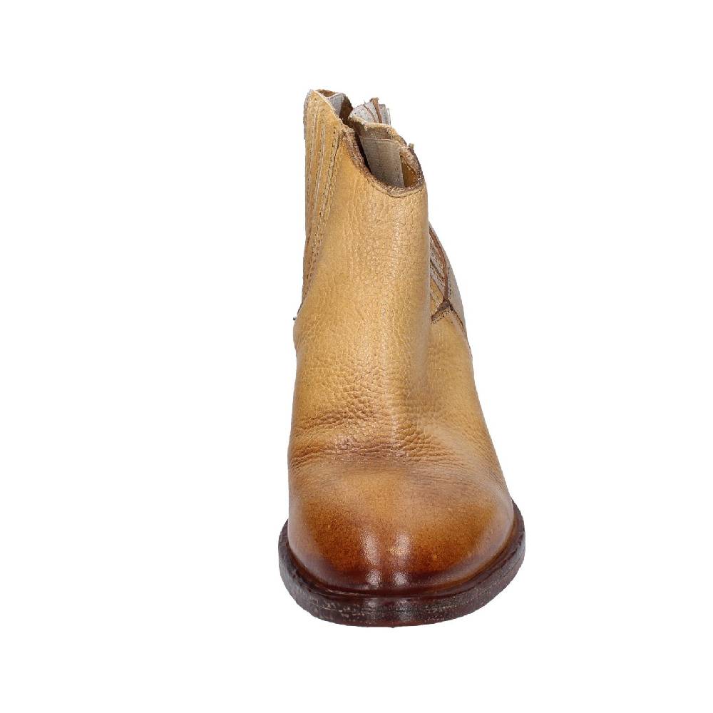 scarpe donna MOMA stivaletti marrone pelle 33403B VINTAGE EX402 Affare Del Giorno