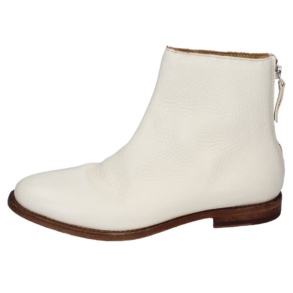 scarpe donna MOMA stivaletti bianco pelle 31402B VINTAGE EX471 Prezzo Ridotto