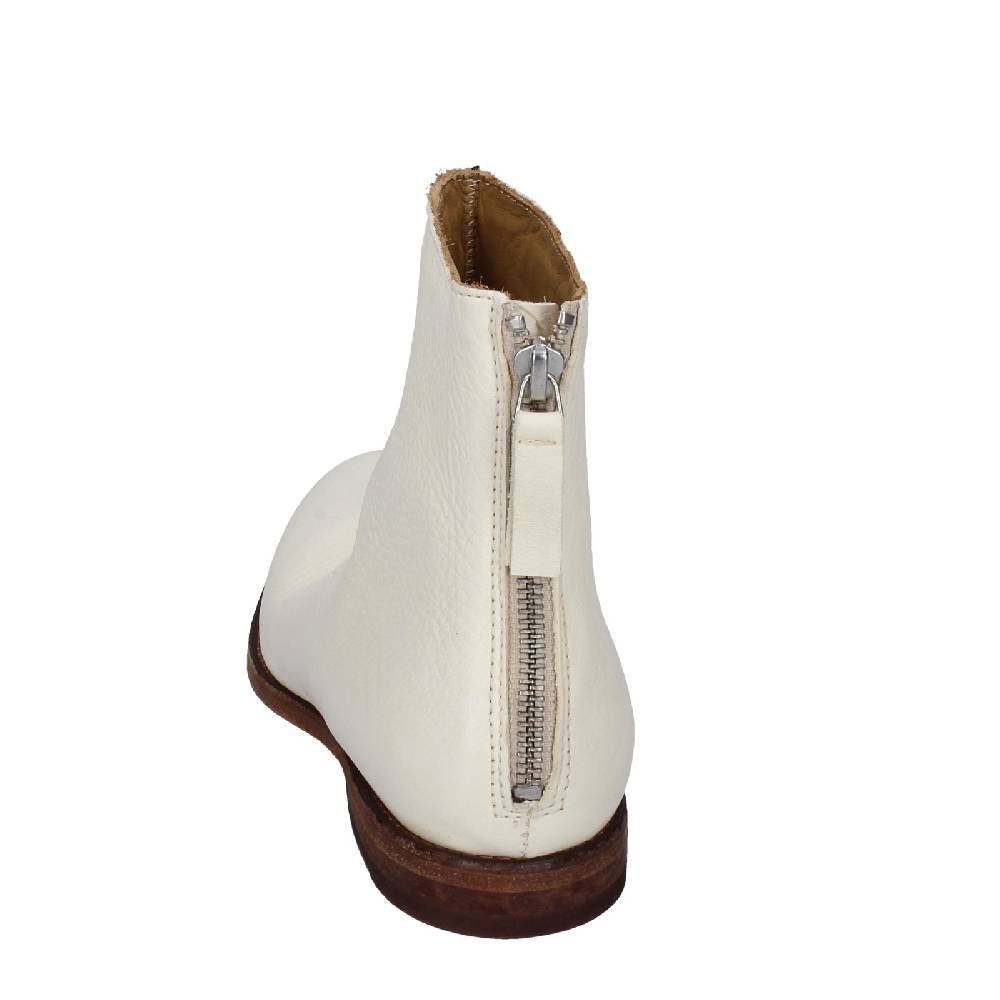 scarpe donna MOMA stivaletti bianco pelle 31402B VINTAGE EX471 Prezzo Ridotto