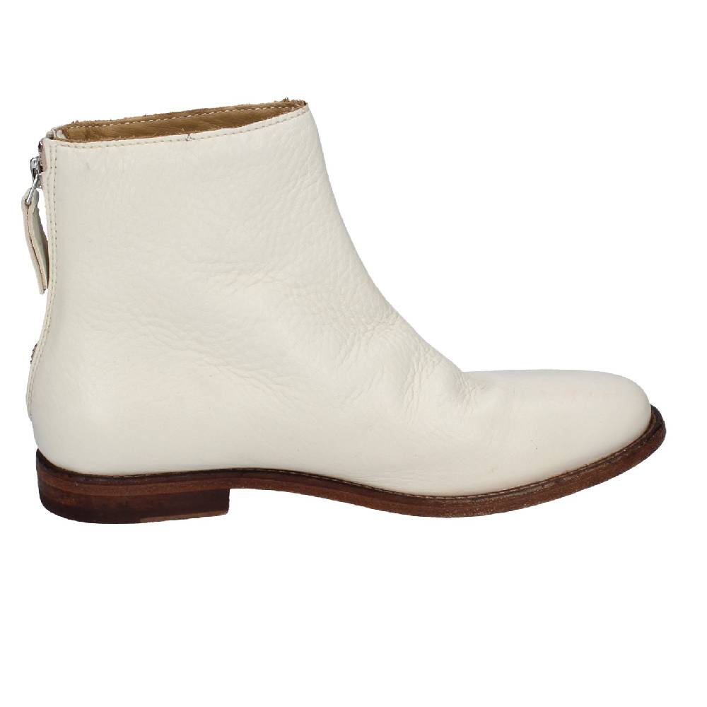 scarpe donna MOMA stivaletti bianco pelle 31402B VINTAGE EX471 Prezzo Ridotto