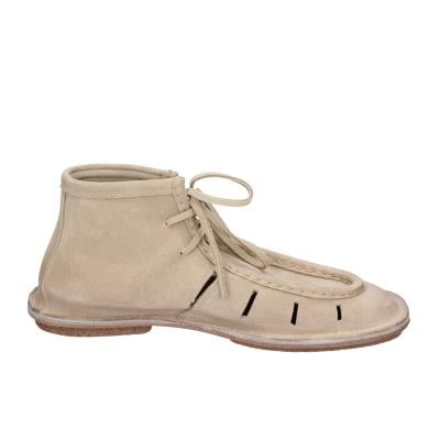 scarpe donna MOMA stivaletti marrone camoscio 1BS441-K0B BC823 Sottocosto