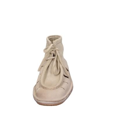 scarpe donna MOMA stivaletti marrone camoscio 1BS441-K0B BC823 Sottocosto