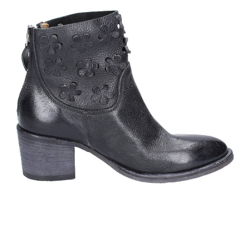 scarpe donna MOMA stivaletti nero pelle 33402C VINTAGE EX396 Convenienza