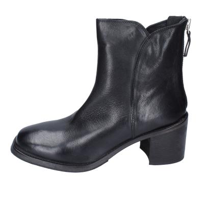scarpe donna MOMA stivaletti nero pelle 1CW342-CU BD616 Novità