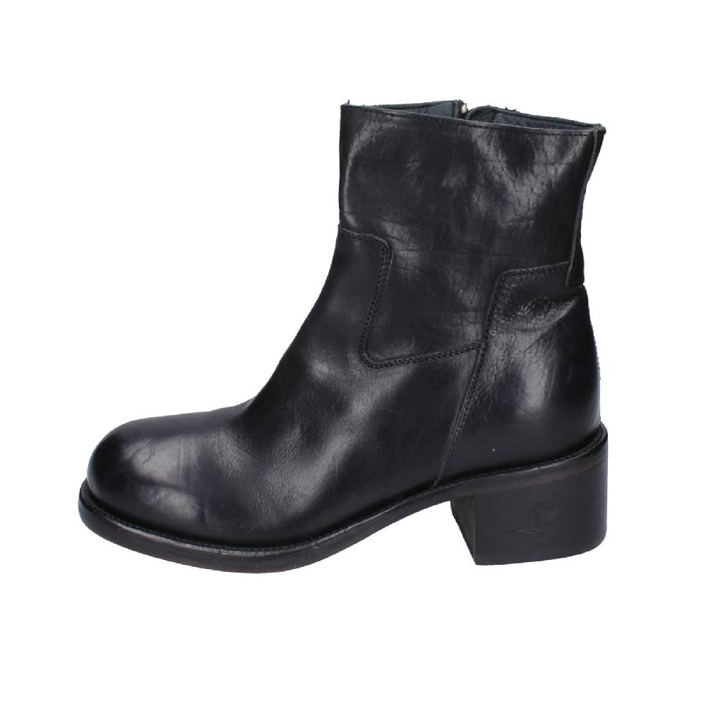 scarpe donna MOMA stivaletti nero pelle 72303C-CU EY498 Cyber Monday
