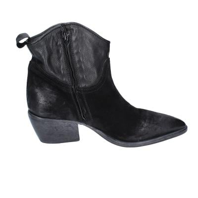scarpe donna MOMA stivaletti nero camoscio pelle 1CW313 VINTAGE BD809 Offerta Pasqua