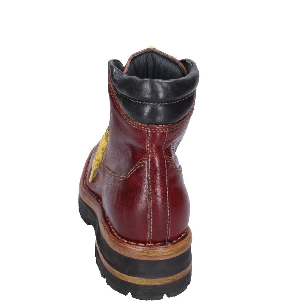 scarpe donna MOMA stivaletti bordeaux pelle 81302B EY561 Economico