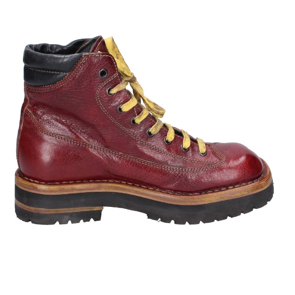 scarpe donna MOMA stivaletti bordeaux pelle 81302B EY561 Economico