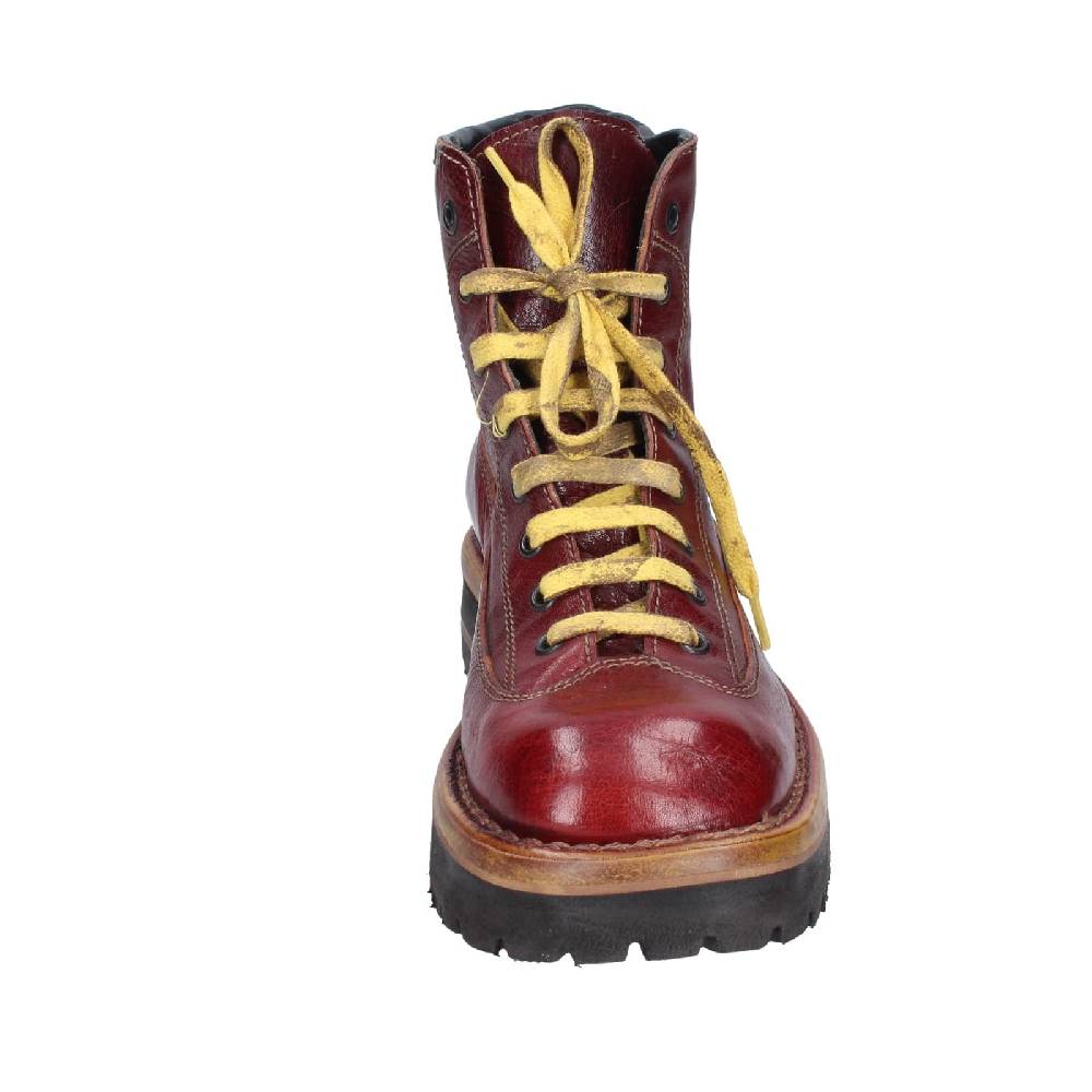 scarpe donna MOMA stivaletti bordeaux pelle 81302B EY561 Economico