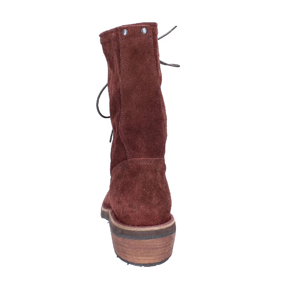 scarpe donna MOMA stivaletti bordeaux camoscio 77301C VINTAGE EX520 Online