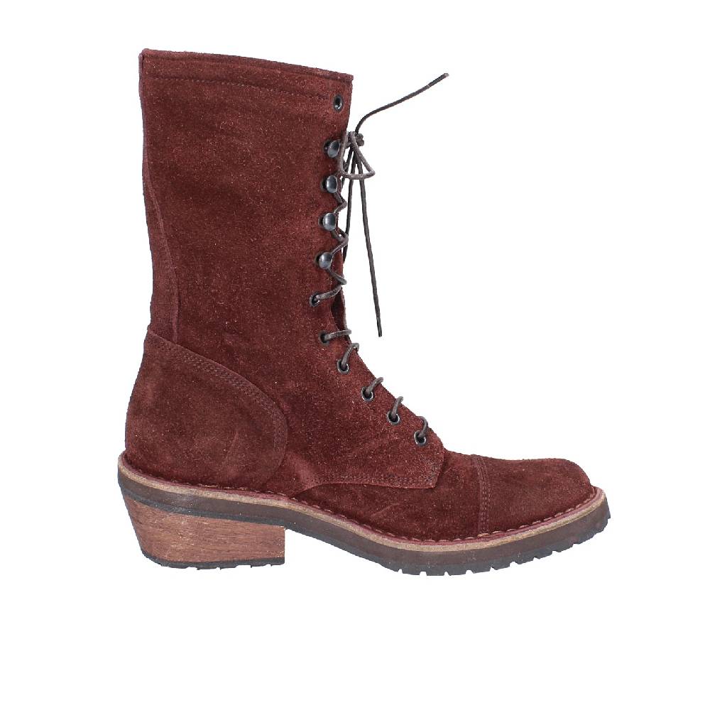 scarpe donna MOMA stivaletti bordeaux camoscio 77301C VINTAGE EX520 Online