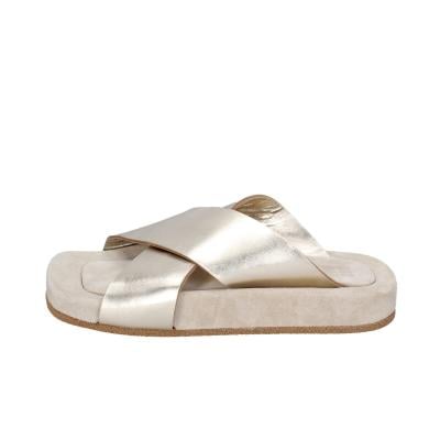 scarpe donna MOMA sandali oro pelle 1GS473 BC820 Saldi