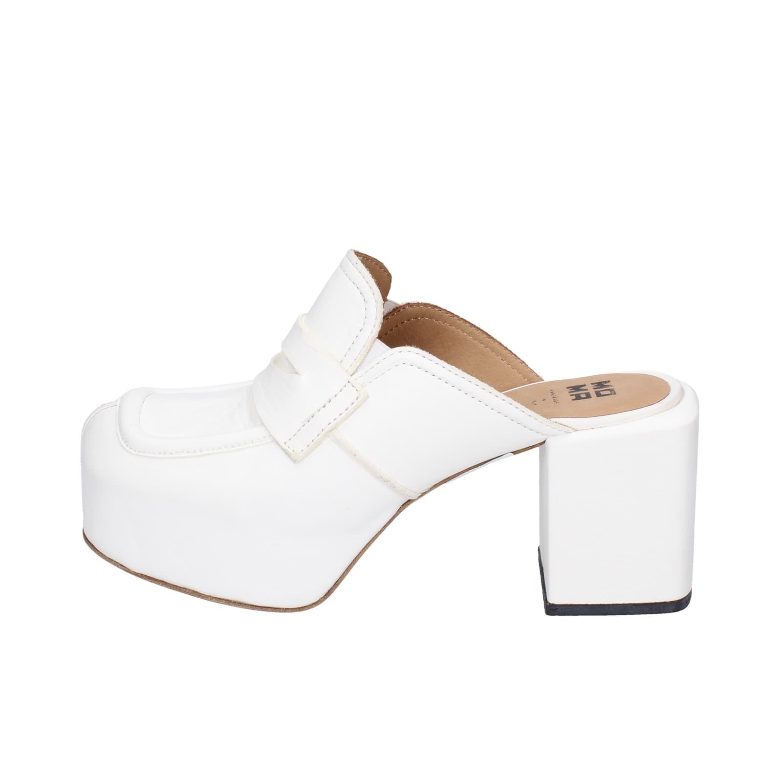 scarpe donna MOMA sandali bianco pelle 1GS448-NAC EZ893 Negozio