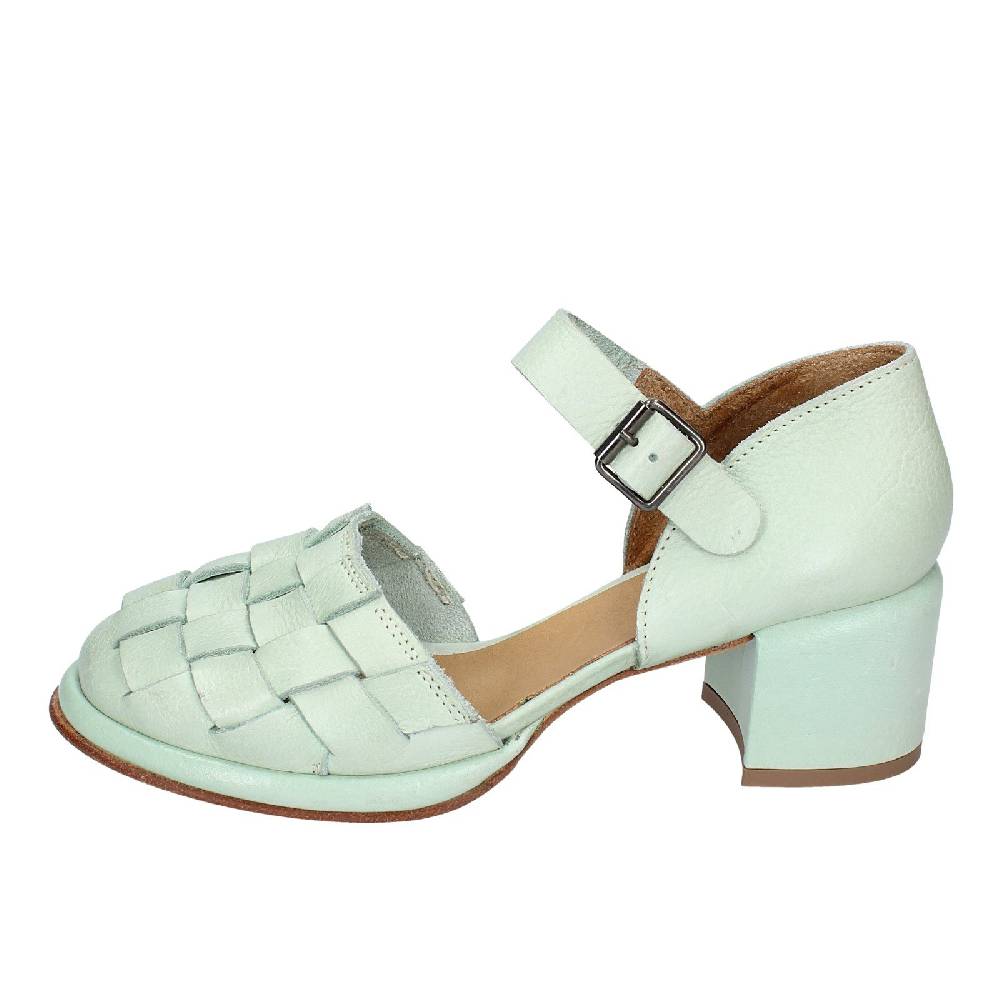 scarpe donna MOMA sandali verde pelle 44402G VINTAGE EX462 2025