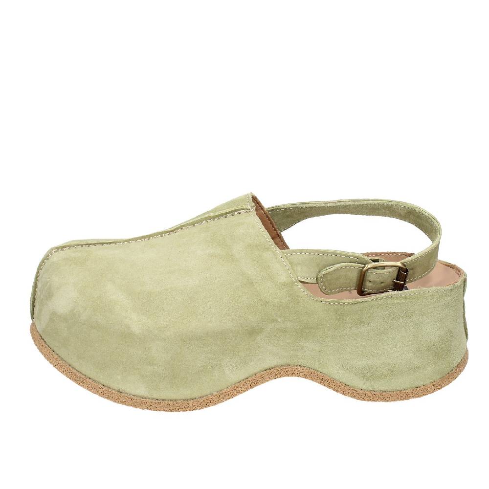scarpe donna MOMA sandali verde camoscio 1GS468 EX373 2025