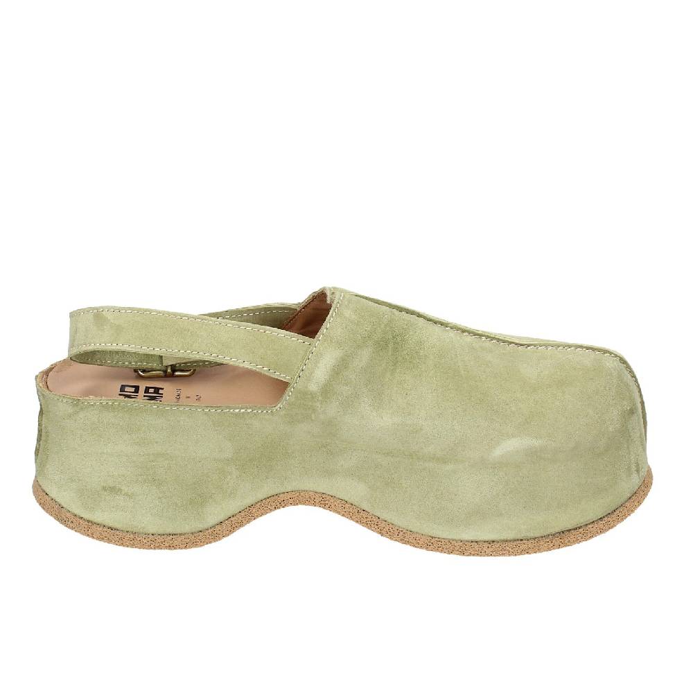 scarpe donna MOMA sandali verde camoscio 1GS468 EX373 2025