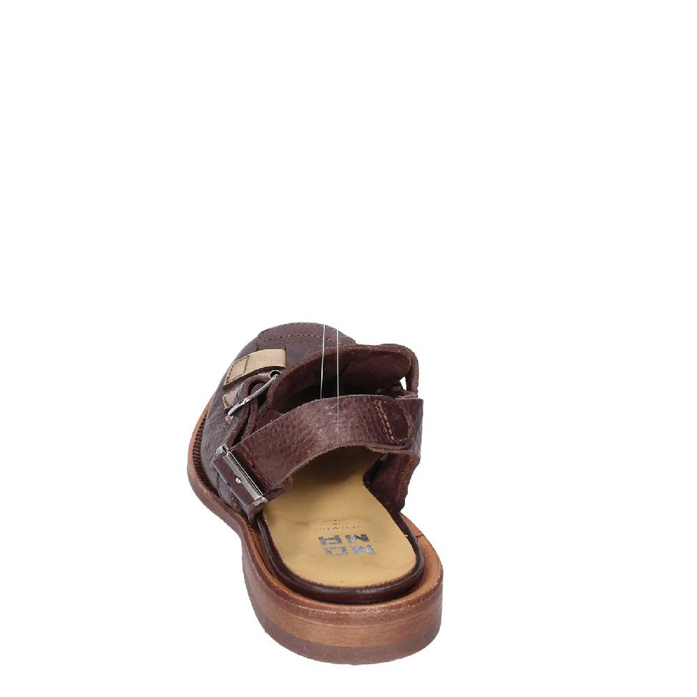 scarpe donna MOMA sandali marrone pelle platino 40403G VINTAGE EX409 In Linea