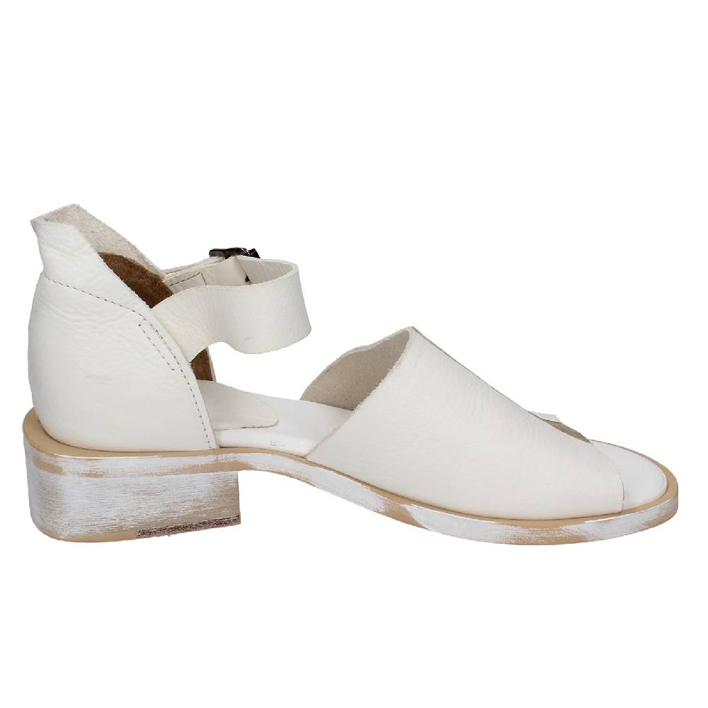 scarpe donna MOMA sandali bianco pelle oro 35403G VINTAGE EX403 Vendita