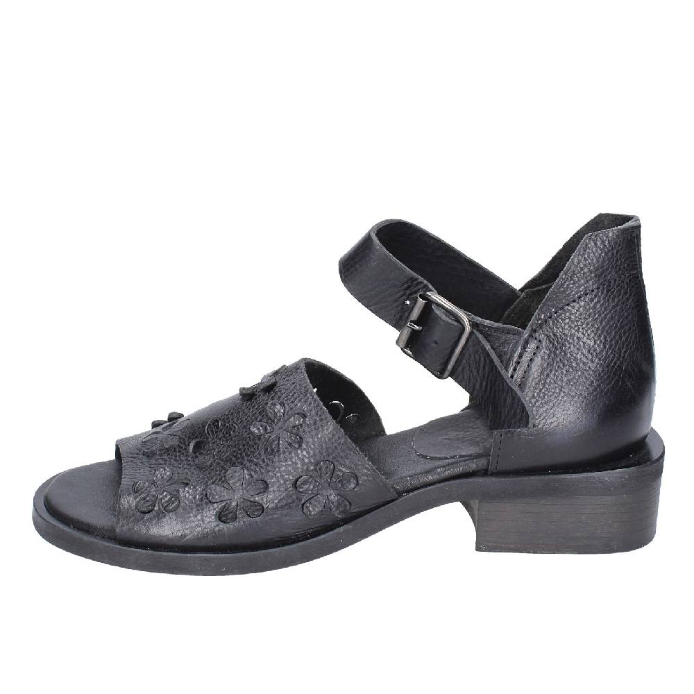 scarpe donna MOMA sandali nero pelle 35404G VINTAGE EX405 Promozione