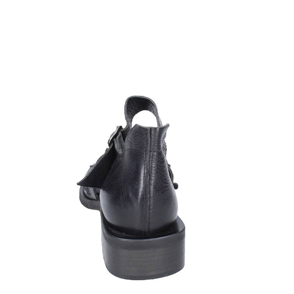 scarpe donna MOMA sandali nero pelle 35404G VINTAGE EX405 Promozione