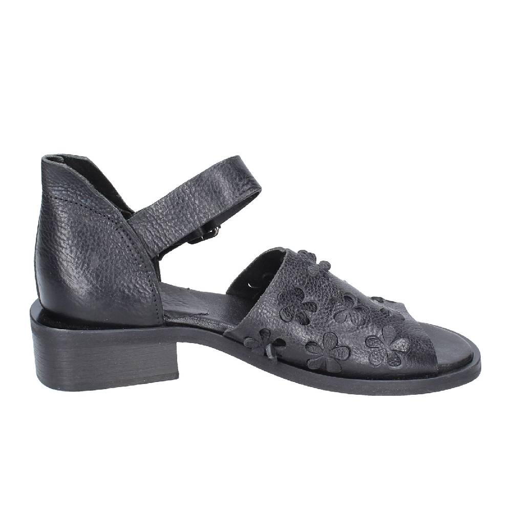 scarpe donna MOMA sandali nero pelle 35404G VINTAGE EX405 Promozione
