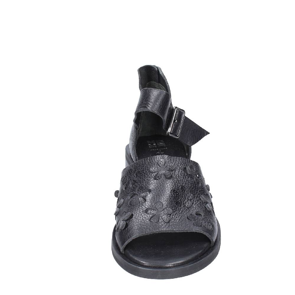 scarpe donna MOMA sandali nero pelle 35404G VINTAGE EX405 Promozione