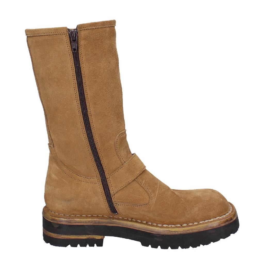 scarpe donna MOMA stivali marrone camoscio 81303C VINTAGE EX518 Negozi Online