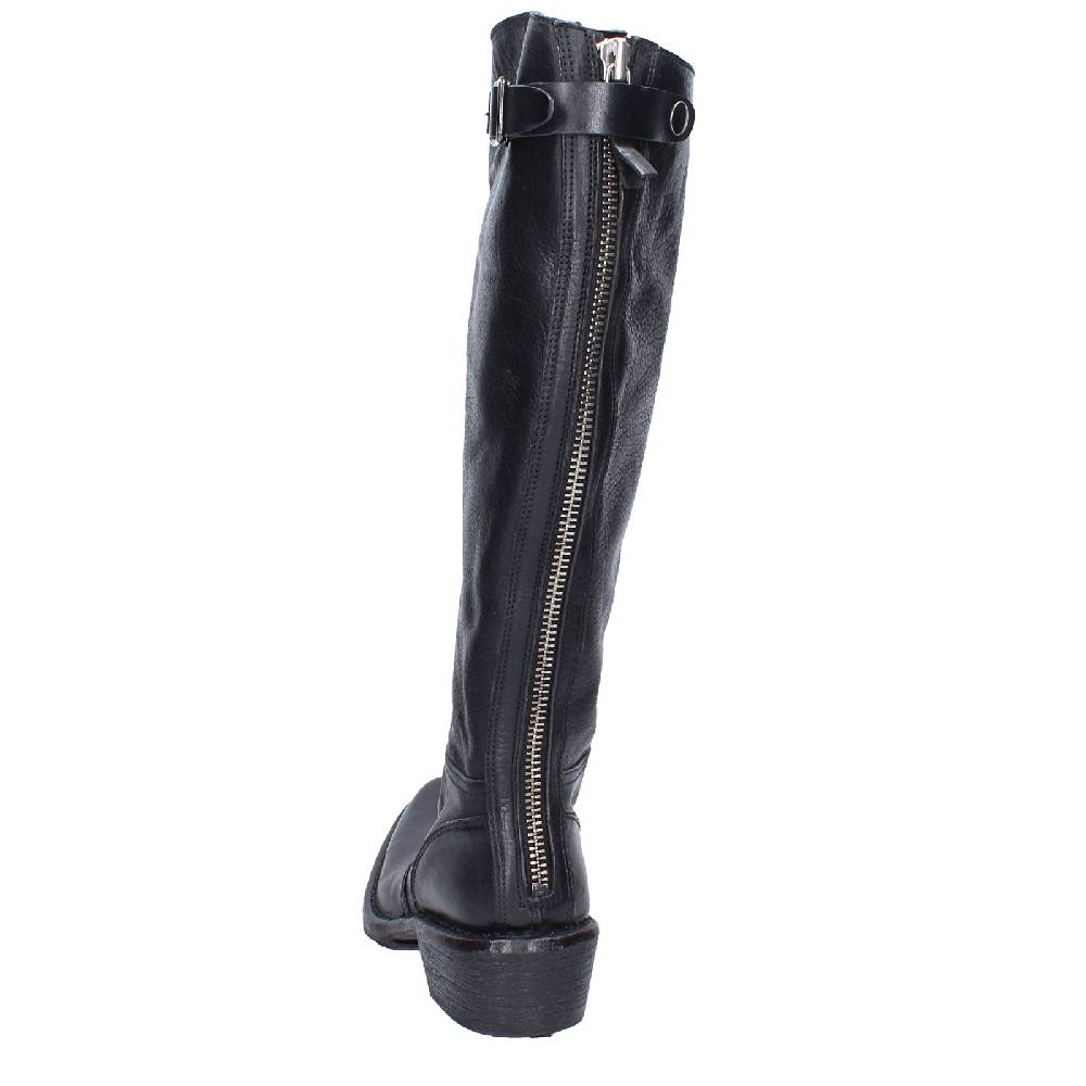 scarpe donna MOMA stivali nero pelle 77303D VINTAGE EX521 Promozione Limitata