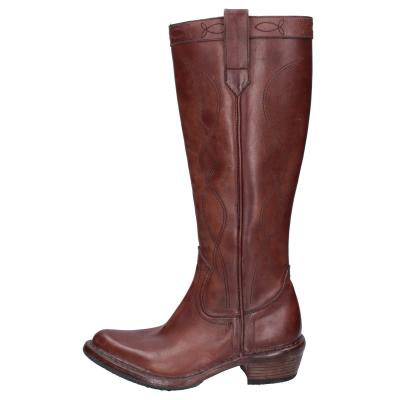 scarpe donna MOMA stivali marrone pelle 1DW308 VINTAGE BD929 Affare Del Giorno