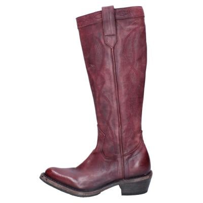 scarpe donna MOMA stivali bordeaux pelle 1DW308 VINTAGE BD927 Sottocosto