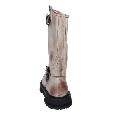 scarpe donna MOMA stivali marrone pelle beige 1DW340 VINTAGE BD924 Convenienza