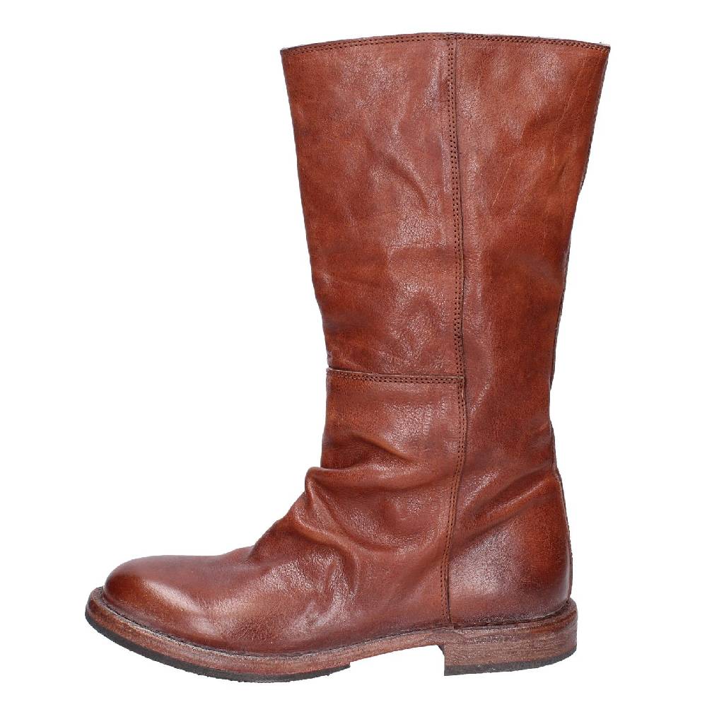 scarpe donna MOMA stivali marrone pelle 70304D VINTAGE EX489 Novità