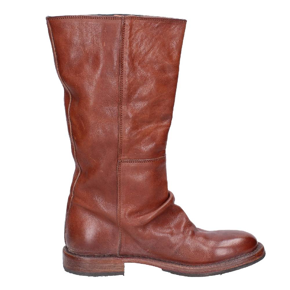 scarpe donna MOMA stivali marrone pelle 70304D VINTAGE EX489 Novità