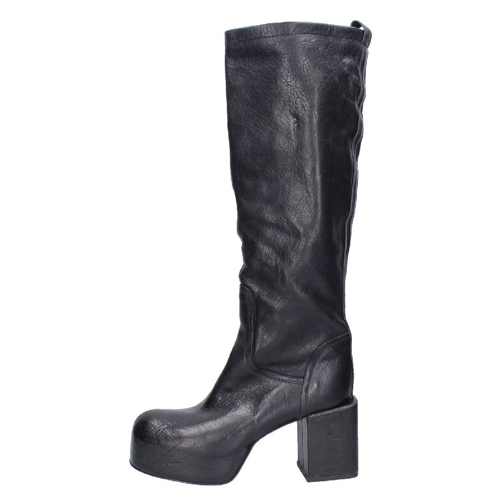 scarpe donna MOMA stivali nero pelle 87305D VINTAGE EX512 Offerta