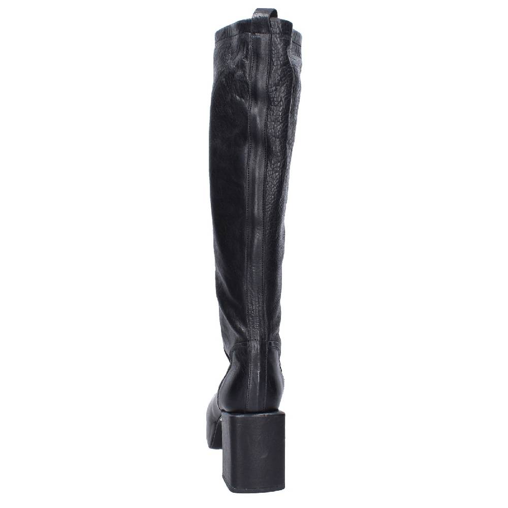 scarpe donna MOMA stivali nero pelle 87305D VINTAGE EX512 Offerta