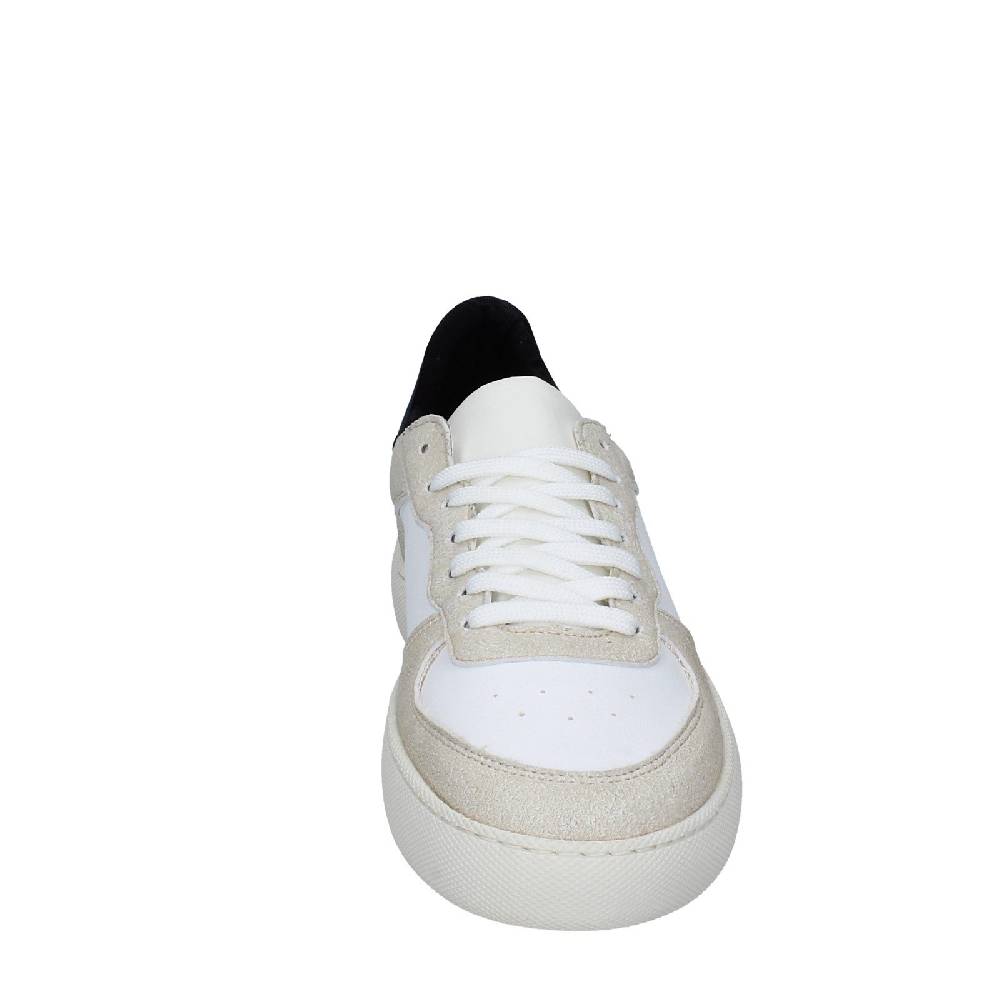 scarpe uomo NIRA RUBENS sandali bianco pelle beige camoscio EX195 Vendita Economica