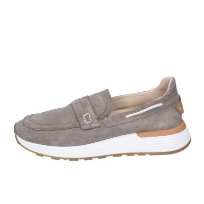 scarpe uomo MOMA mocassini grigio camoscio 4FS413-CRPI BC99 Moda