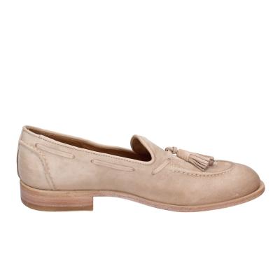 scarpe uomo MOMA mocassini beige camoscio 2FS410-OW BC37 2025