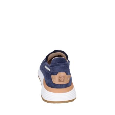 scarpe uomo MOMA mocassini blu camoscio 4FS413-CRPG BC773 Italia
