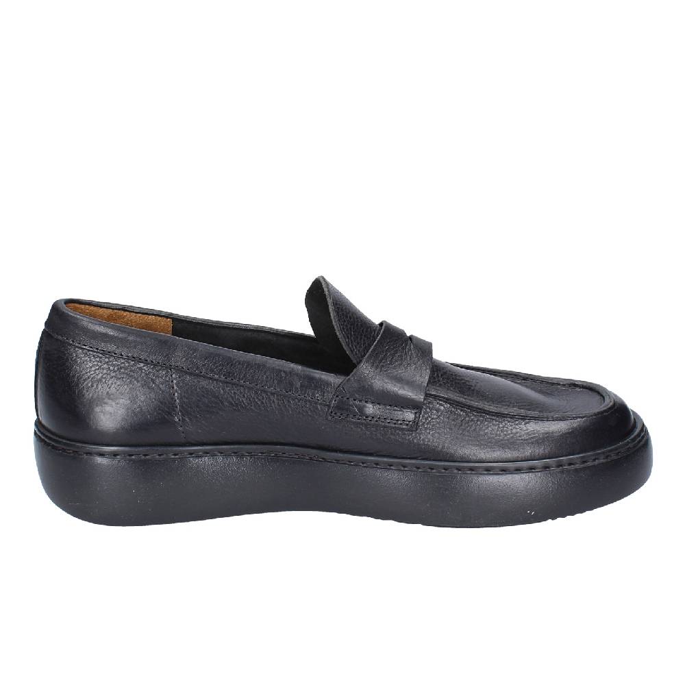scarpe uomo MOMA mocassini nero pelle 11402E VINTAGE EX385 Spedizione Gratuita
