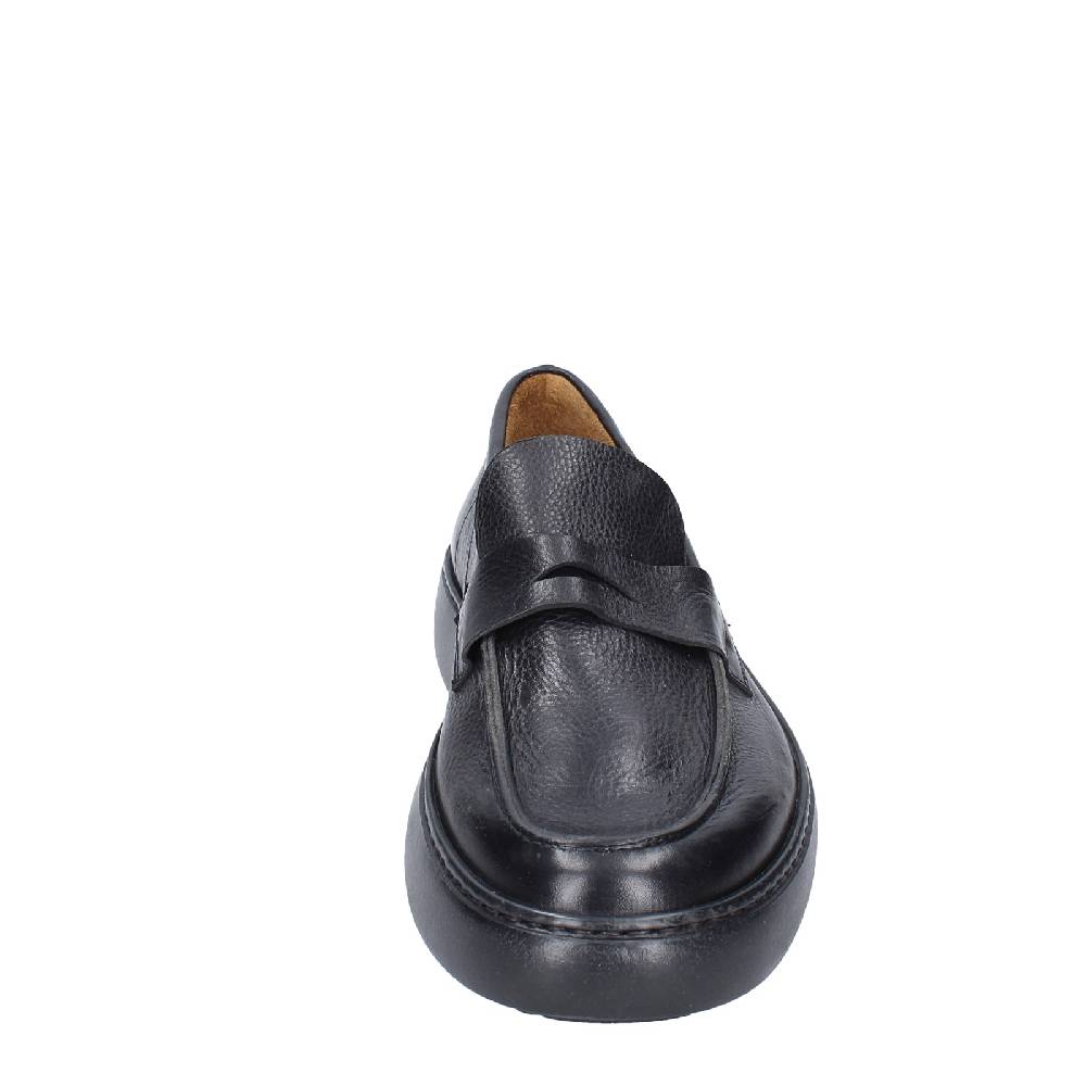 scarpe uomo MOMA mocassini nero pelle 11402E VINTAGE EX385 Spedizione Gratuita