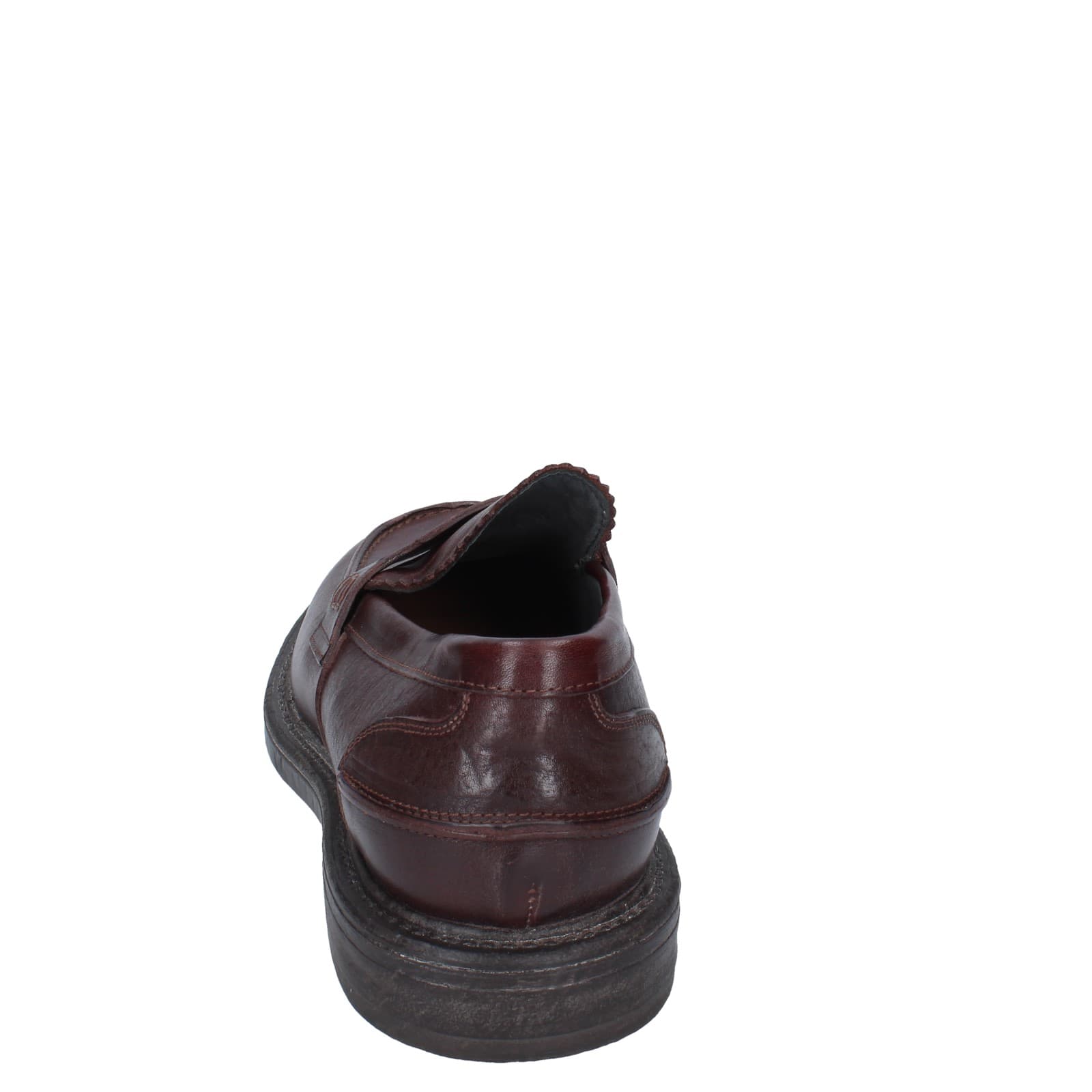 scarpe uomo MOMA mocassini marrone pelle 65305E EY516 In Linea