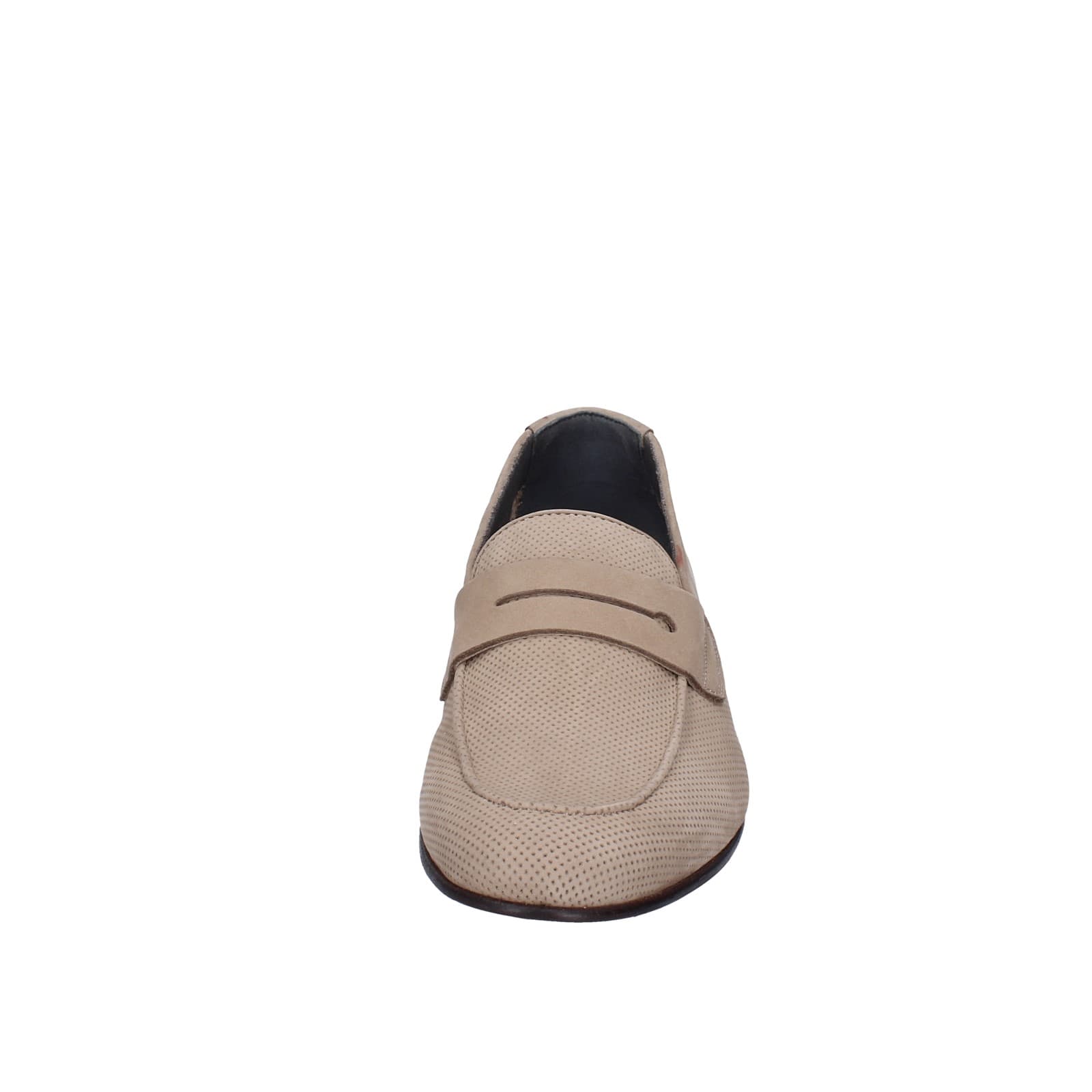 scarpe uomo POLLINI mocassini marrone pelle scamosciata EY33 Pezzi Unici