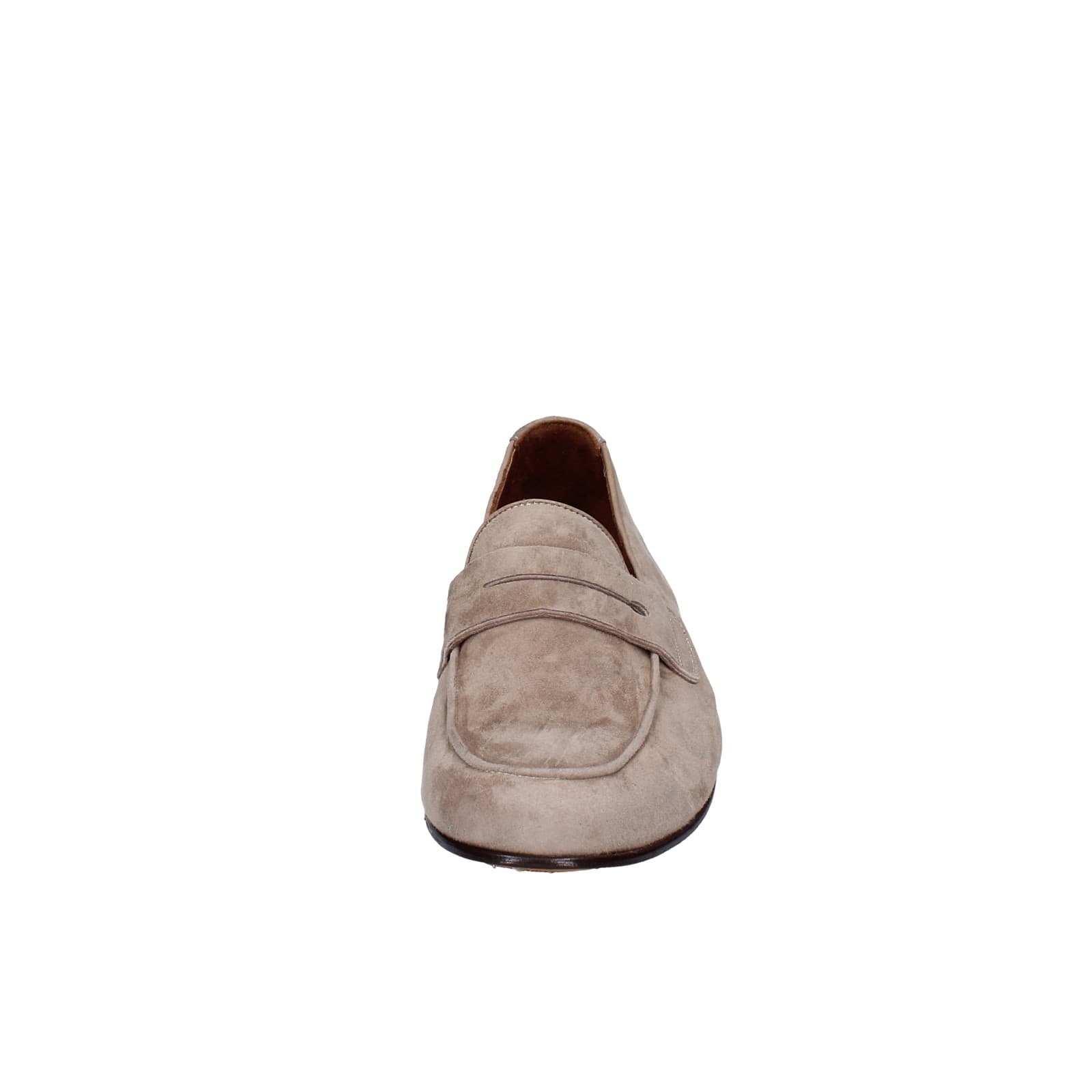 scarpe uomo POLLINI mocassini marrone camoscio EY38 Fino Al -60%