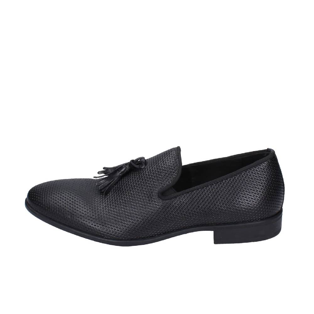scarpe uomo EVEET mocassini nero pelle EZ224 Promozione Limitata